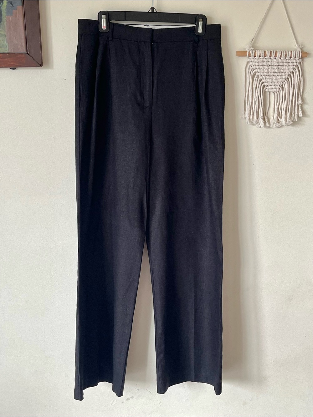 Dynamite wide Leg pleated Linen Wide Leg Pants- Size 6